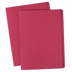 Avery Coloured Manilla Folders F Cap Red 