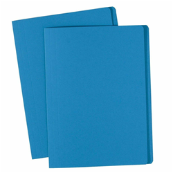 Avery Coloured Manilla Folders F Cap Blue 