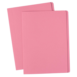 Avery Coloured Manilla Folders F Cap Pink 