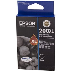 Epson 200XL DURABrite Ultra Ink Cartridge High Yield Black