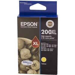 Epson 200XL DURABrite Ultra Ink Cartridge High Yield Yellow
