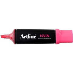 Artline Vivix Highlighter Marker Chisel 2-5mm Pink 