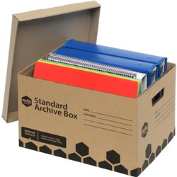 Marbig Enviro Standard Archive Box 315W x 420D x 260mmH Brown
