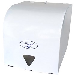 Regal Hand Towel Dispenser Single Roll White Metal  