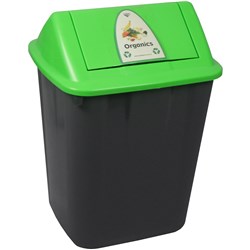 Italplast Waste Separation Bin 32 Litres Green Organics 